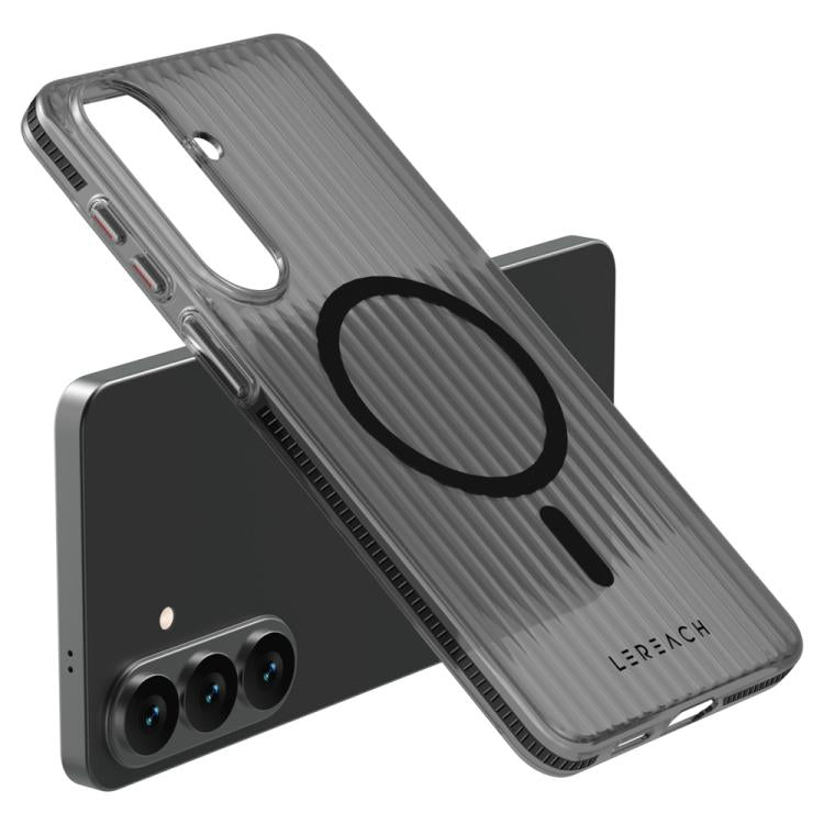 For Galaxy S26 5G LeReach TOC Icicle Series Ice Mist Double-Sided Non-Slip Magnetic Phone Case