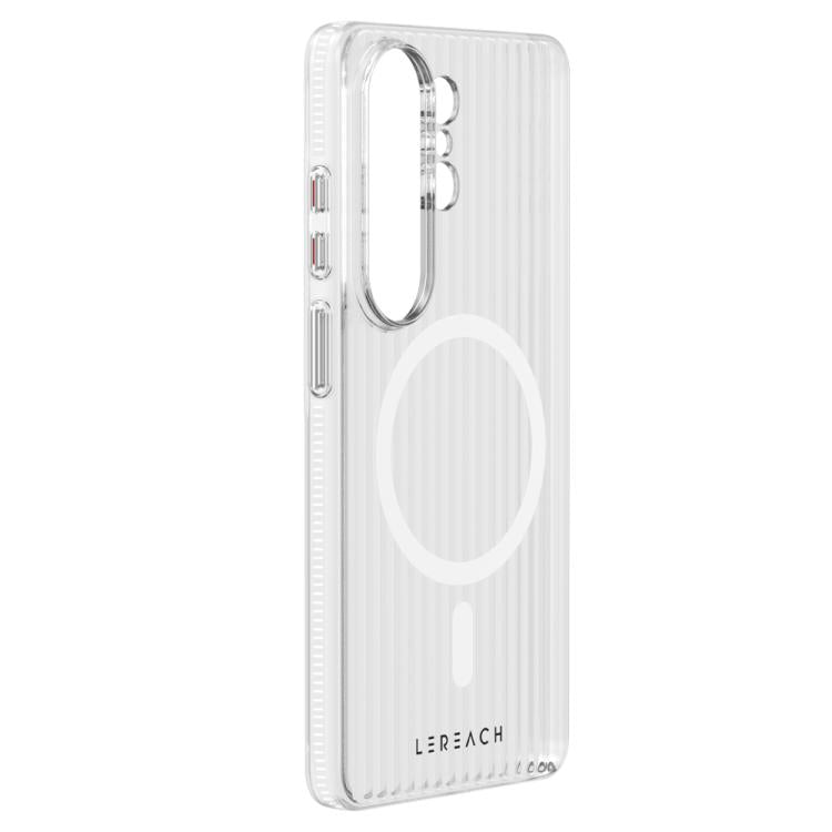 For Galaxy S26 Ultra 5G LeReach TOC Icicle Series Ice Mist Double-Sided Non-Slip Magnetic Phone Case