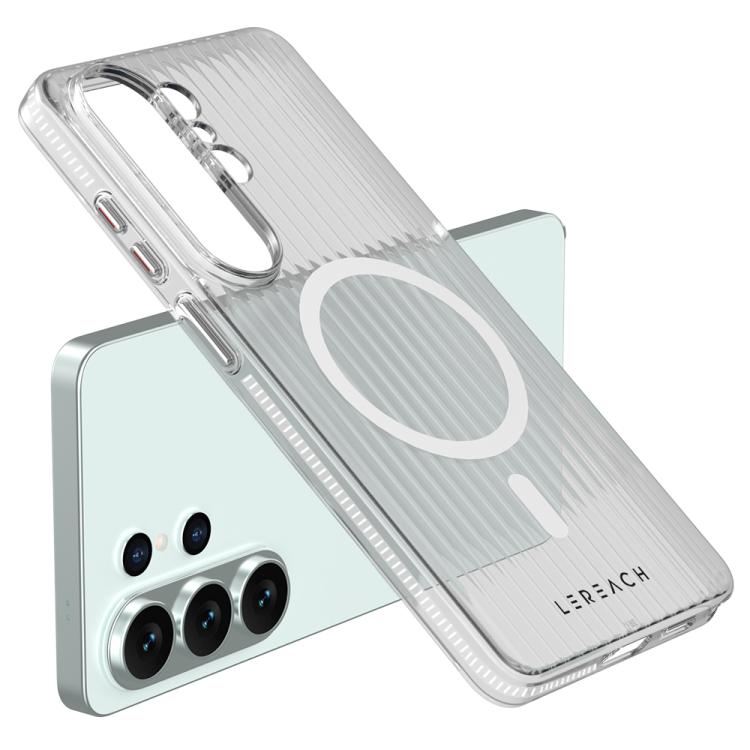 For Galaxy S26 Ultra 5G LeReach TOC Icicle Series Ice Mist Double-Sided Non-Slip Magnetic Phone Case