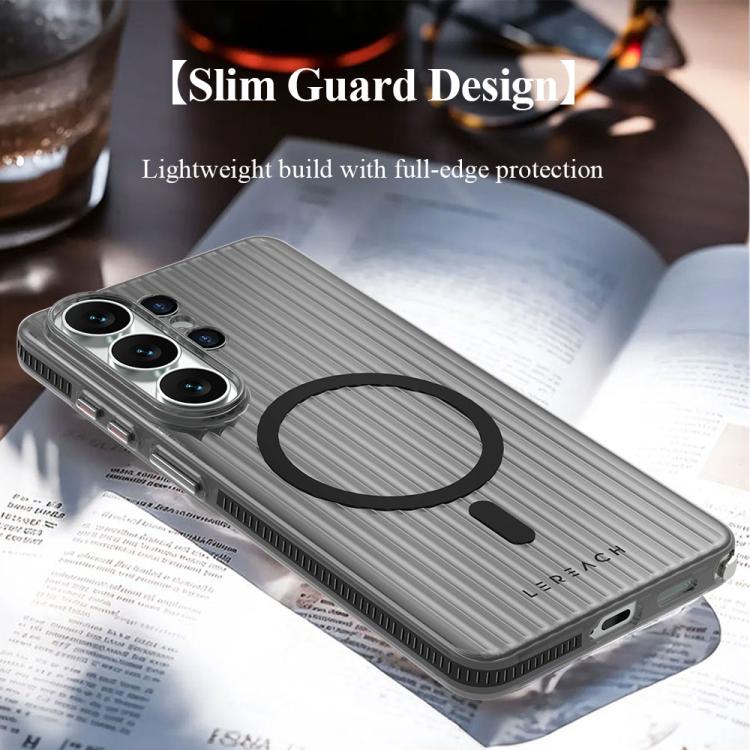 For Galaxy S26 Ultra 5G LeReach TOC Icicle Series Ice Mist Double-Sided Non-Slip Magnetic Phone Case