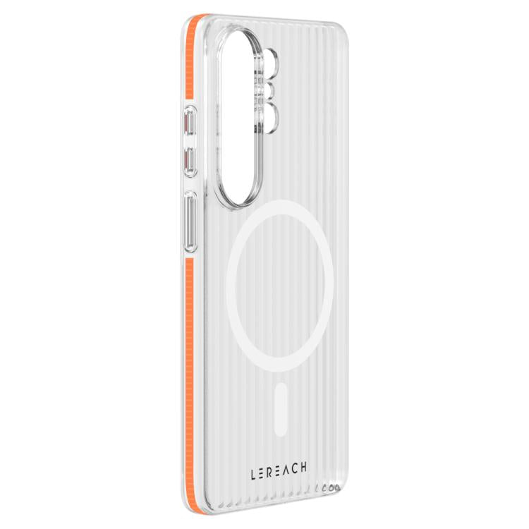 For Galaxy S26 Ultra 5G LeReach TOC Icicle Series Ice Mist Double-Sided Non-Slip Magnetic Phone Case
