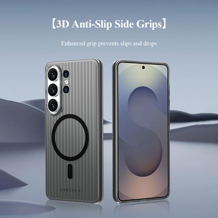 For Galaxy S26 Ultra 5G LeReach TOC Icicle Series Ice Mist Double-Sided Non-Slip Magnetic Phone Case