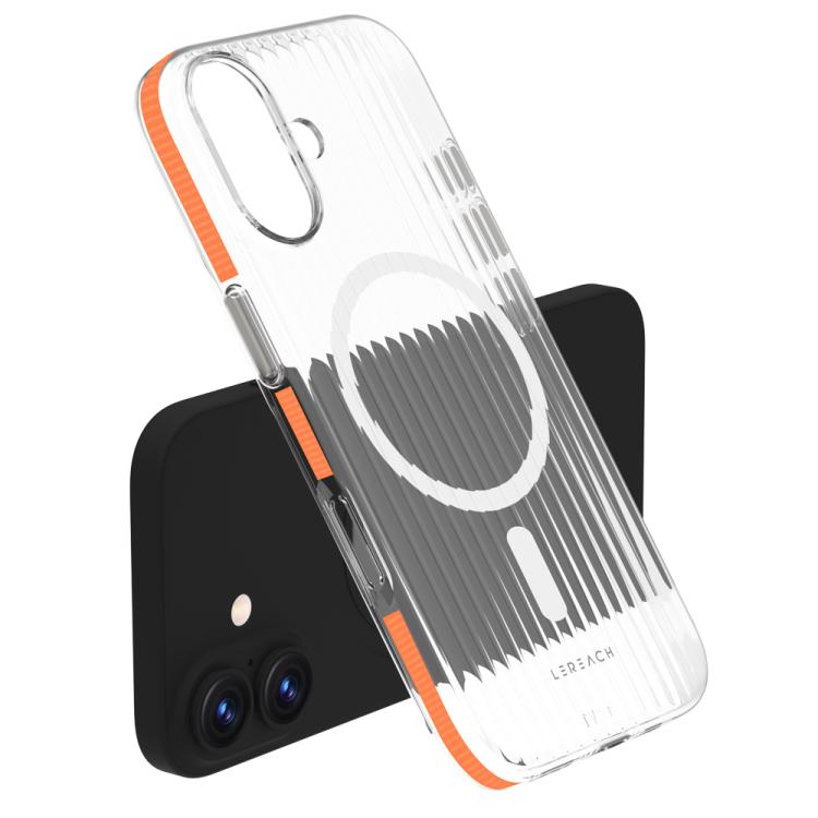 For iPhone 17 LeReach TOC Icicle Series Ice Mist Double-Sided Non-Slip Magnetic Phone Case