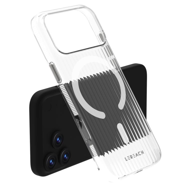For iPhone 17 Pro LeReach TOC Icicle Series Ice Mist Double-Sided Non-Slip Magnetic Phone Case
