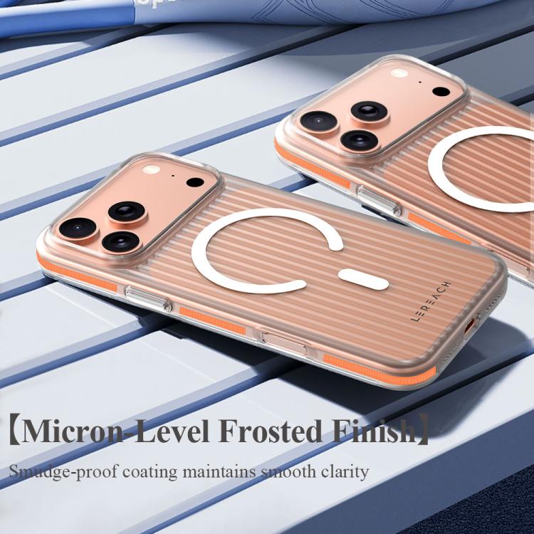 For iPhone 17 Pro LeReach TOC Icicle Series Ice Mist Double-Sided Non-Slip Magnetic Phone Case