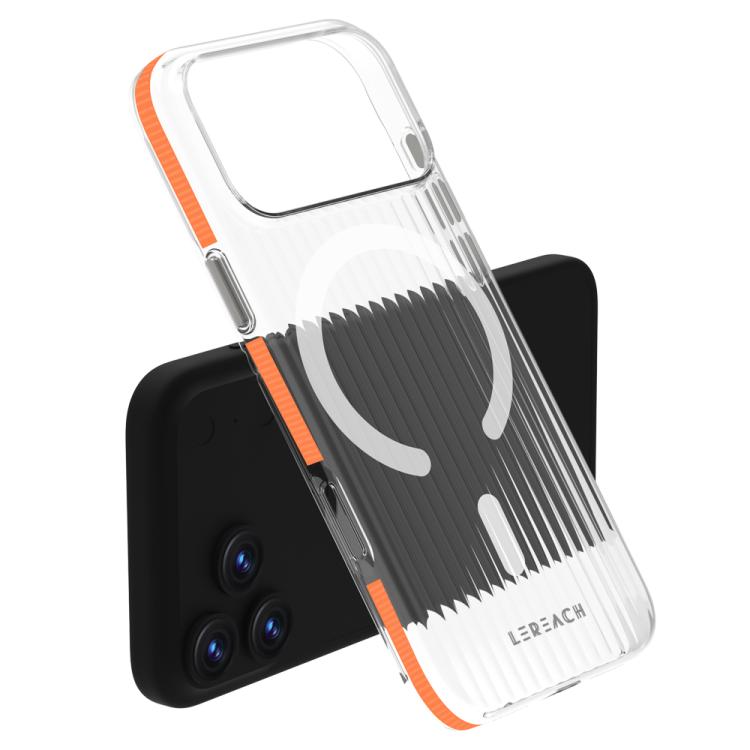For iPhone 17 Pro LeReach TOC Icicle Series Ice Mist Double-Sided Non-Slip Magnetic Phone Case