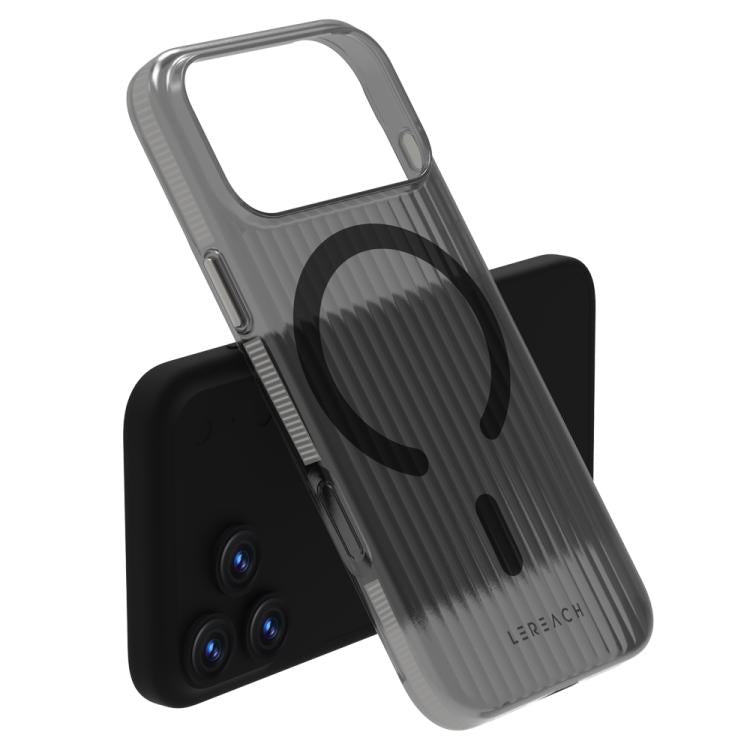 For iPhone 17 Pro LeReach TOC Icicle Series Ice Mist Double-Sided Non-Slip Magnetic Phone Case