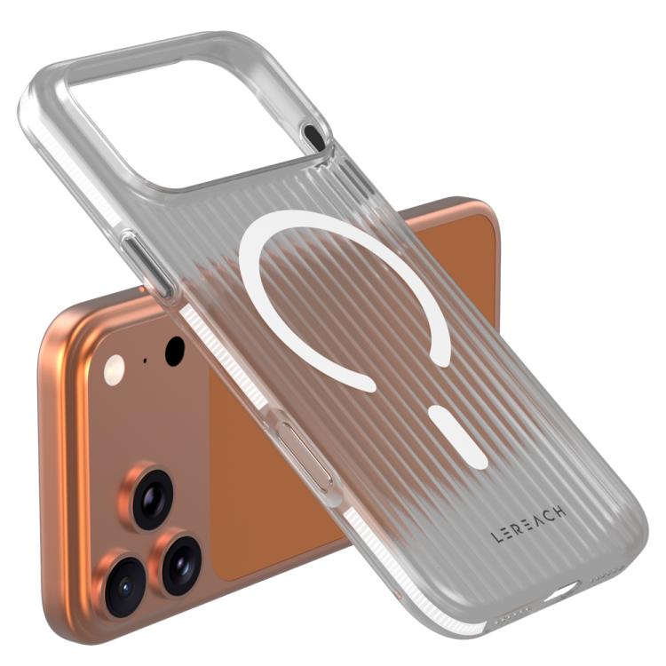 For iPhone 17 Pro Max LeReach TOC Icicle Series Ice Mist Double-Sided Non-Slip Magnetic Phone Case