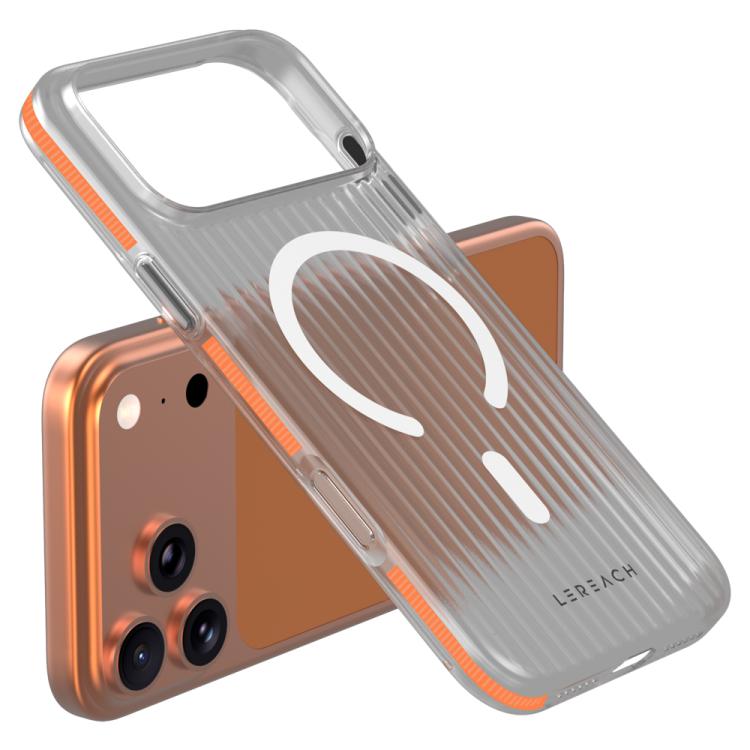 For iPhone 17 Pro Max LeReach TOC Icicle Series Ice Mist Double-Sided Non-Slip Magnetic Phone Case