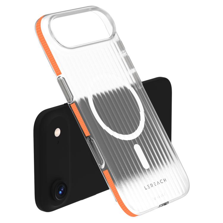 For iPhone Air LeReach TOC Icicle Series Ice Mist Double-Sided Non-Slip Magnetic Phone Case