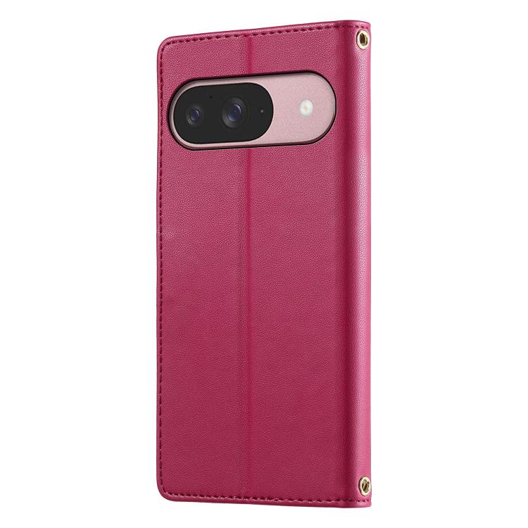 For Google Pixel 10 / 10 Pro / 9 / 9 Pro Cute Cats Magnetic Closure Vegan Leather Phone Case with Strap