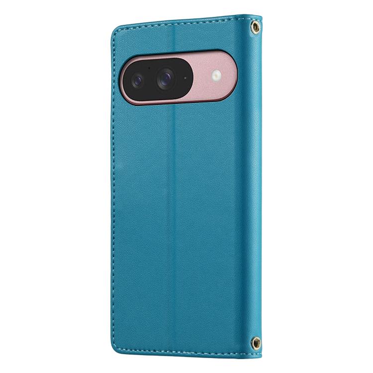 For Google Pixel 10 / 10 Pro / 9 / 9 Pro Cute Cats Magnetic Closure Vegan Leather Phone Case with Strap