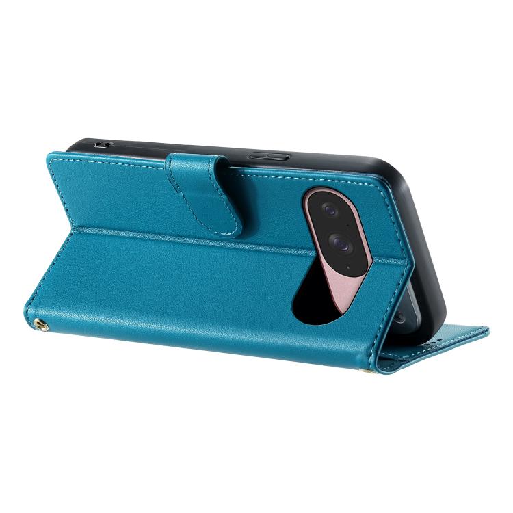 For Google Pixel 10 / 10 Pro / 9 / 9 Pro Cute Cats Magnetic Closure Vegan Leather Phone Case with Strap