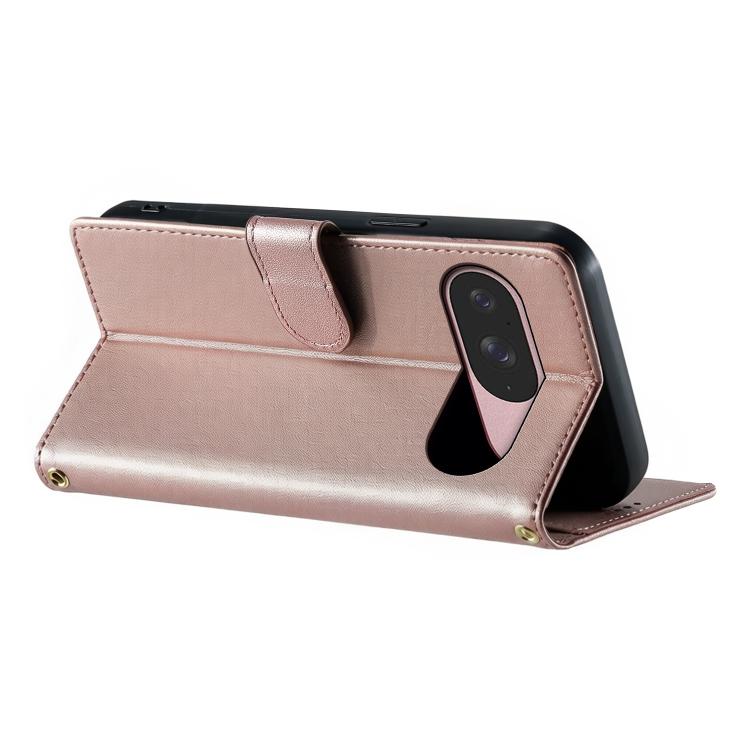 For Google Pixel 10 / 10 Pro / 9 / 9 Pro Cute Cats Magnetic Closure Vegan Leather Phone Case with Strap