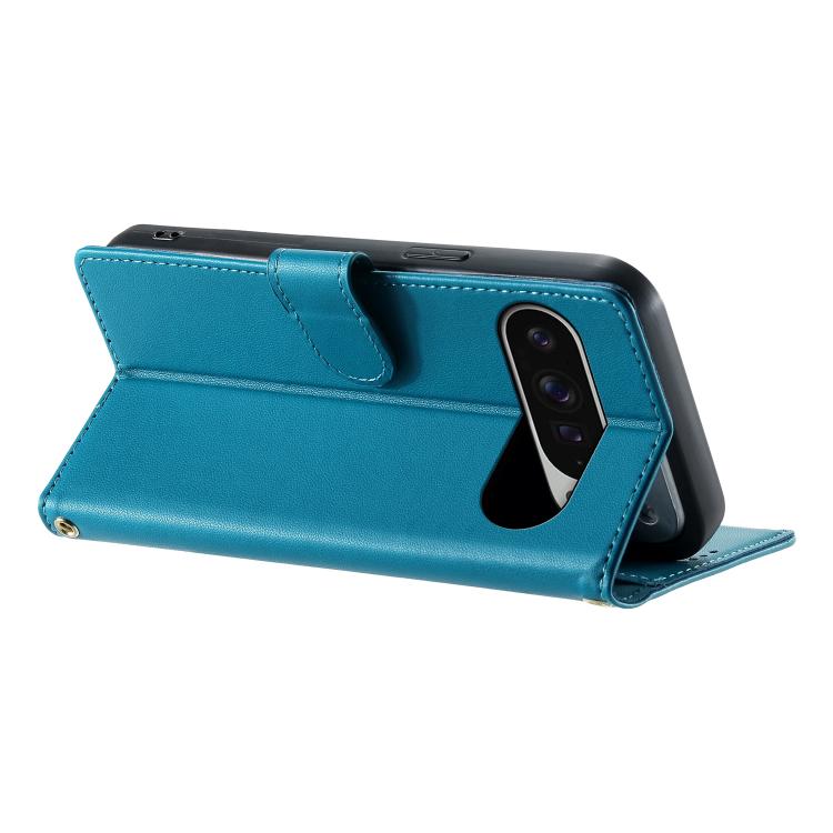 For Google Pixel 10 Pro XL / Pixel 9 Pro XL Cute Cats Magnetic Closure Vegan Leather Phone Case with Strap
