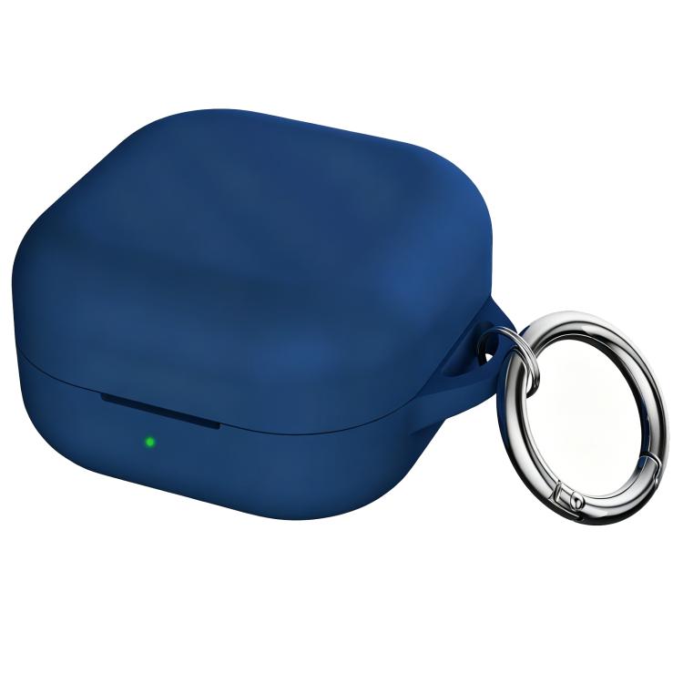 For Galaxy Buds4 / Buds4 Pro 2mm Thickness One-piece Silicone Earbuds Protective Case with Hook