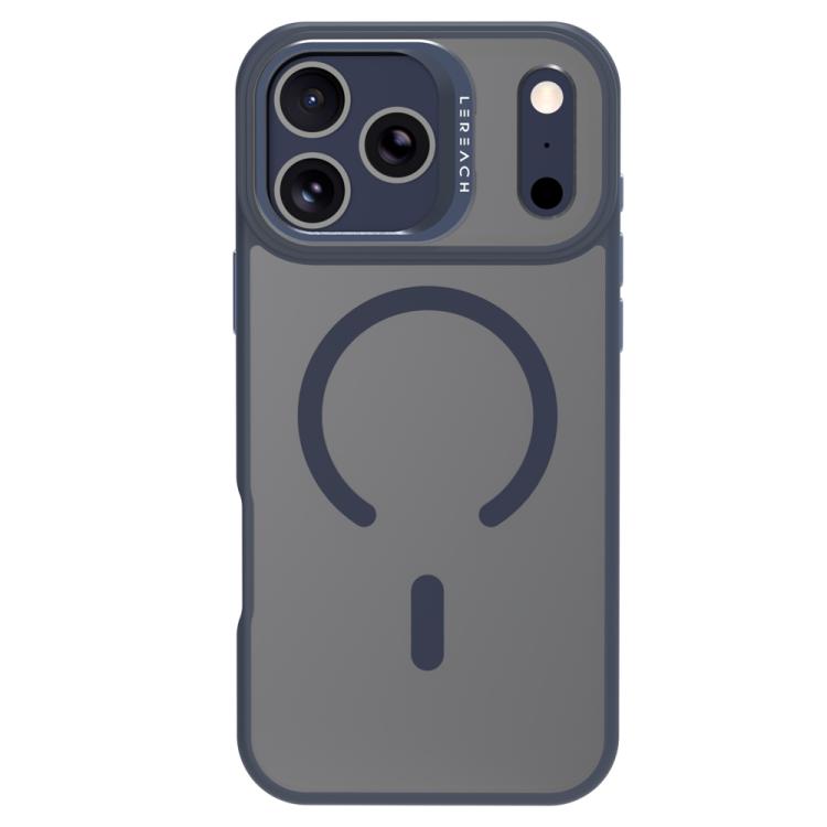 For iPhone 17 Pro LeReach Le-Luster Series Metal Lens Kickstand Magnetic Phone Case