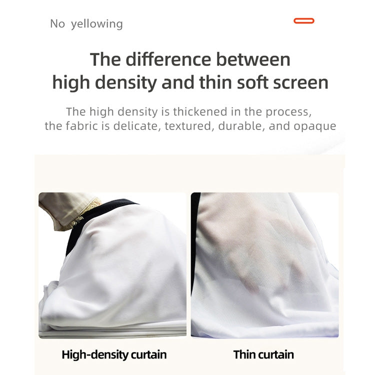 Simple Folding High Density Polyester Projector Film Curtain, Size:60 inch (4:3) Projection Area: 120x90cm