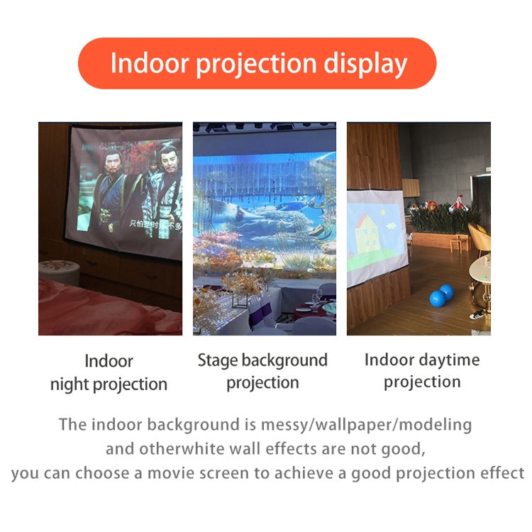 Simple Folding High Density Polyester Projector Film Curtain, Size:72 inch (4:3) Projection Area: 146x110cm