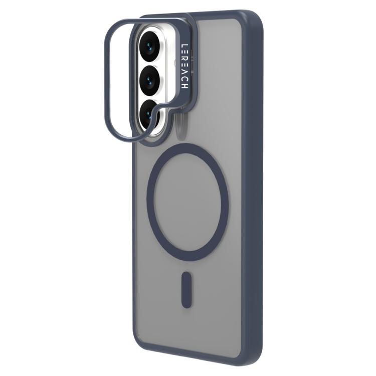 For Galaxy S26 5G LeReach Le-Luster Series Metal Lens Kickstand Magnetic Phone Case