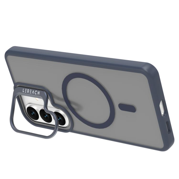 For Galaxy S26 5G LeReach Le-Luster Series Metal Lens Kickstand Magnetic Phone Case