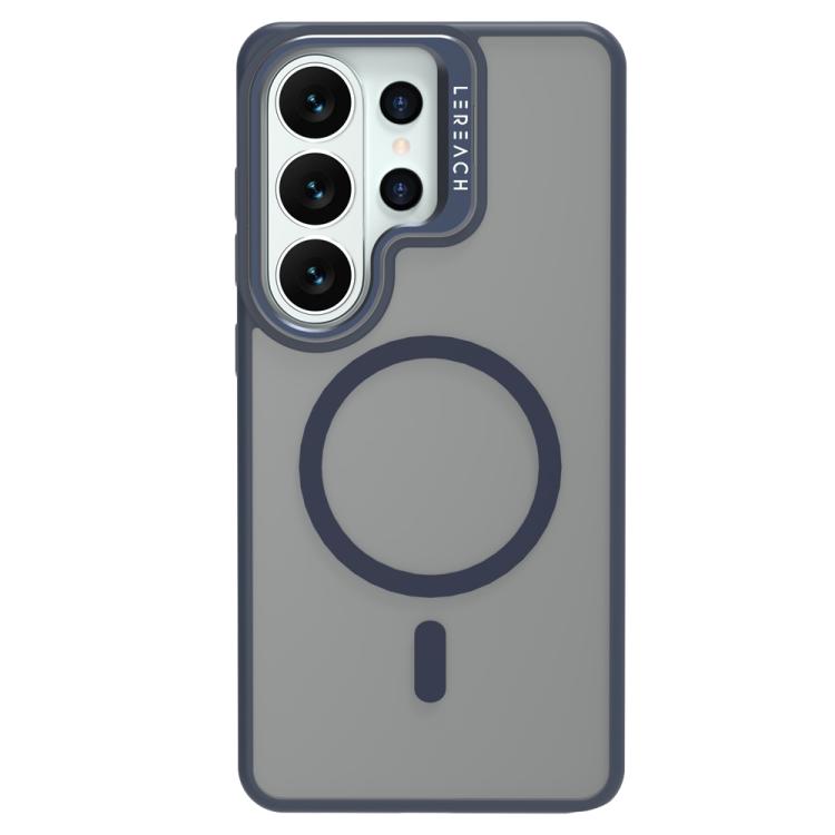For Galaxy S26 Ultra 5G LeReach Le-Luster Series Metal Lens Kickstand Magnetic Phone Case