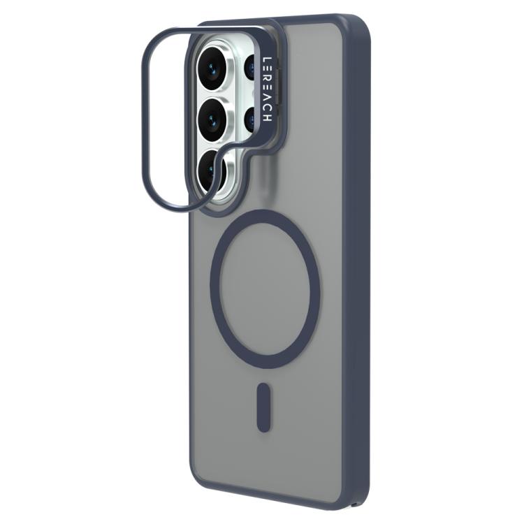 For Galaxy S26 Ultra 5G LeReach Le-Luster Series Metal Lens Kickstand Magnetic Phone Case