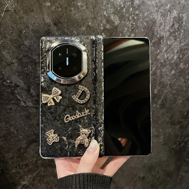For Huawei Mate X6 Shell Texture Teddy Bear Pattern Shockproof Phone Case