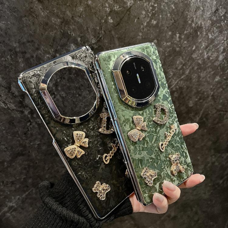 For Huawei Mate X6 Shell Texture Teddy Bear Pattern Shockproof Phone Case