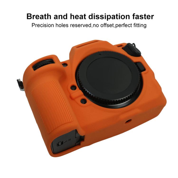 For Nikon Z 8 Litchi Texture Soft Silicone Camera Protective Case