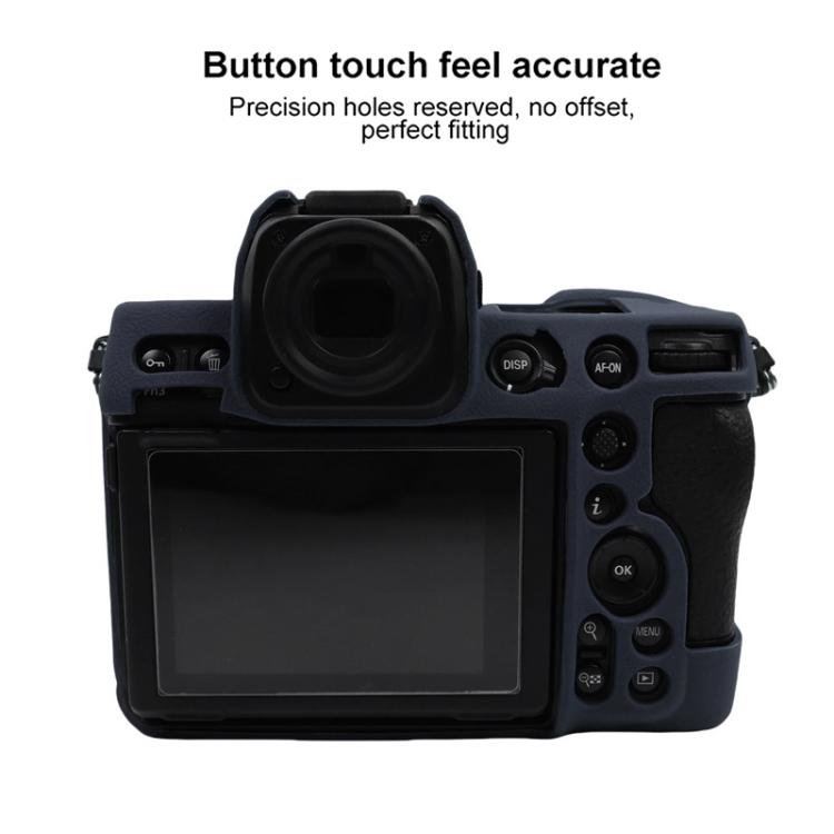 For Nikon Z 8 Litchi Texture Soft Silicone Camera Protective Case