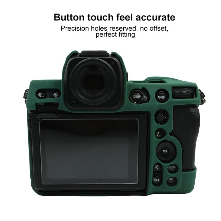For Nikon Z 8 Litchi Texture Soft Silicone Camera Protective Case