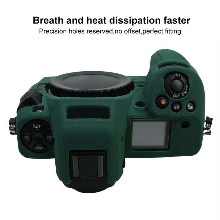 For Nikon Z 8 Litchi Texture Soft Silicone Camera Protective Case