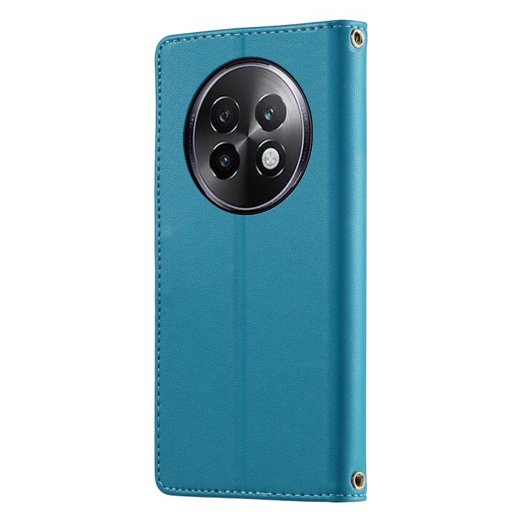 For Realme 13+ Cute Cats Magnetic Closure Vegan Leather Phone Case with Strap