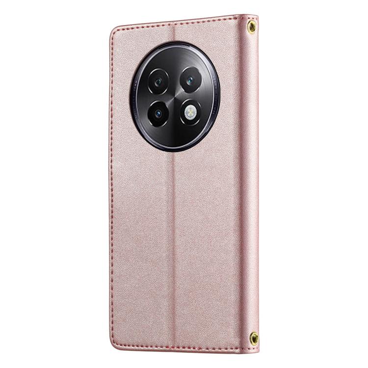 For Realme 13+ Cute Cats Magnetic Closure Vegan Leather Phone Case with Strap