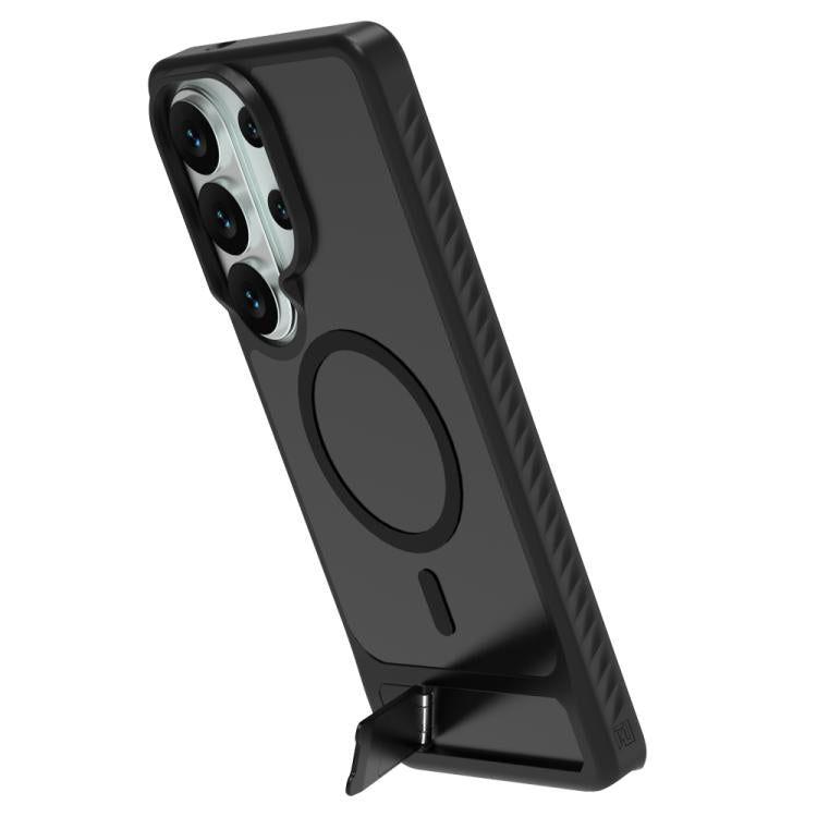 For Galaxy S26 Ultra 5G LeReach Le-Chic Series Integrated Hidden Kickstand Magnetic Phone Case