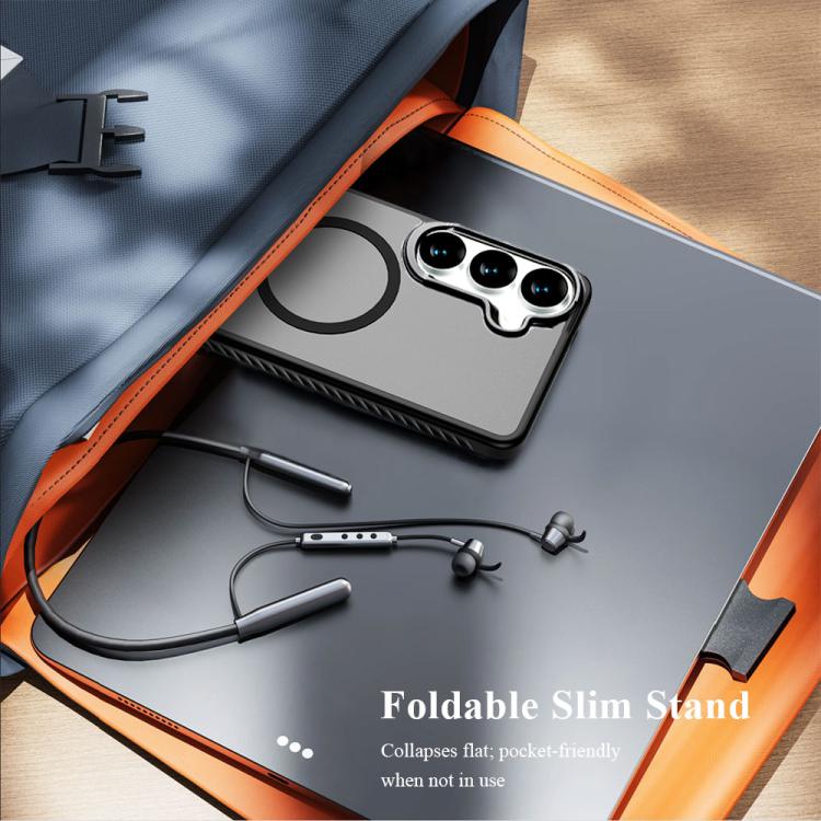 For Galaxy S26 5G LeReach Le-Chic Series Integrated Hidden Kickstand Magnetic Phone Case