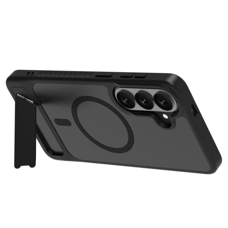 For Galaxy S26 5G LeReach Le-Chic Series Integrated Hidden Kickstand Magnetic Phone Case