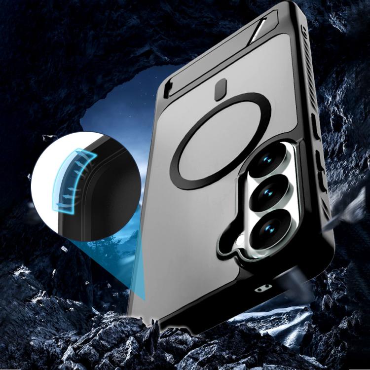 For Galaxy S26 5G LeReach Le-Chic Series Integrated Hidden Kickstand Magnetic Phone Case