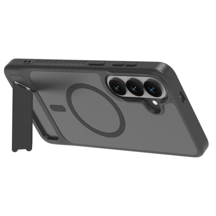 For Galaxy S26 5G LeReach Le-Chic Series Integrated Hidden Kickstand Magnetic Phone Case