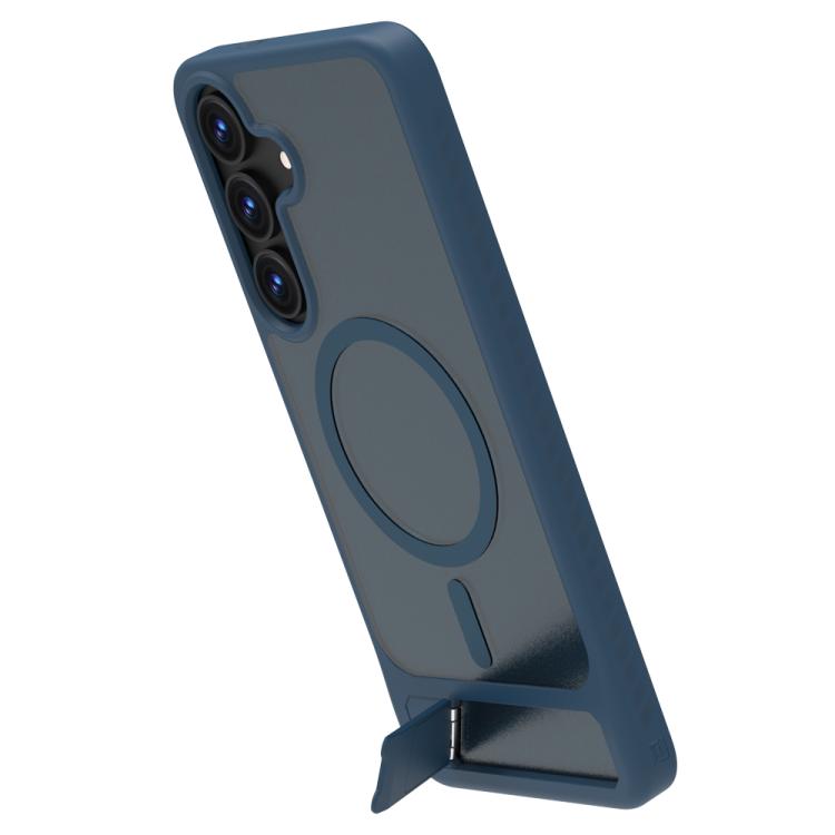 For Galaxy S25 FE 5G LeReach Le-Chic Series Integrated Hidden Kickstand Magnetic Phone Case
