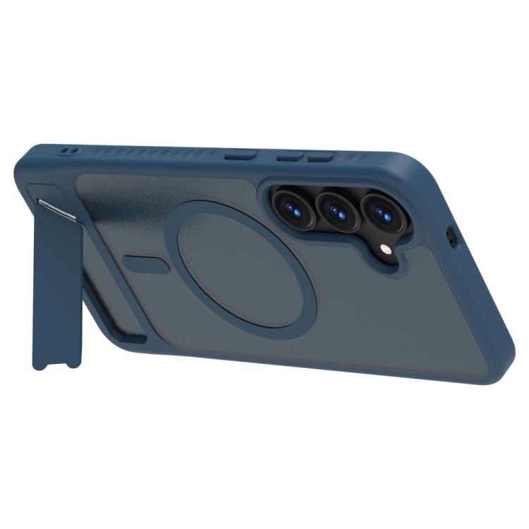 For Galaxy S25 FE 5G LeReach Le-Chic Series Integrated Hidden Kickstand Magnetic Phone Case
