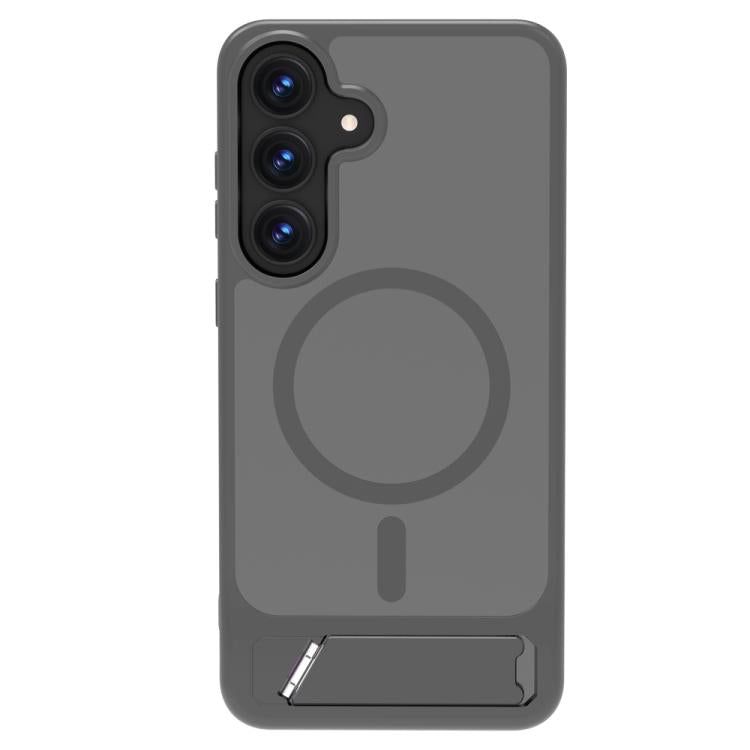For Galaxy S25 FE 5G LeReach Le-Chic Series Integrated Hidden Kickstand Magnetic Phone Case