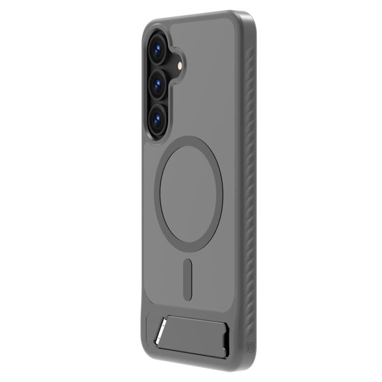 For Galaxy S25 FE 5G LeReach Le-Chic Series Integrated Hidden Kickstand Magnetic Phone Case