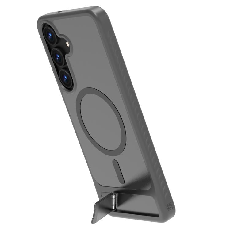 For Galaxy S25 FE 5G LeReach Le-Chic Series Integrated Hidden Kickstand Magnetic Phone Case