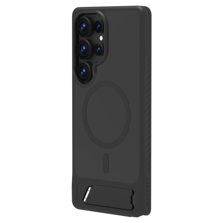 For Galaxy S25 Ultra 5G LeReach Le-Chic Series Integrated Hidden Kickstand Magnetic Phone Case