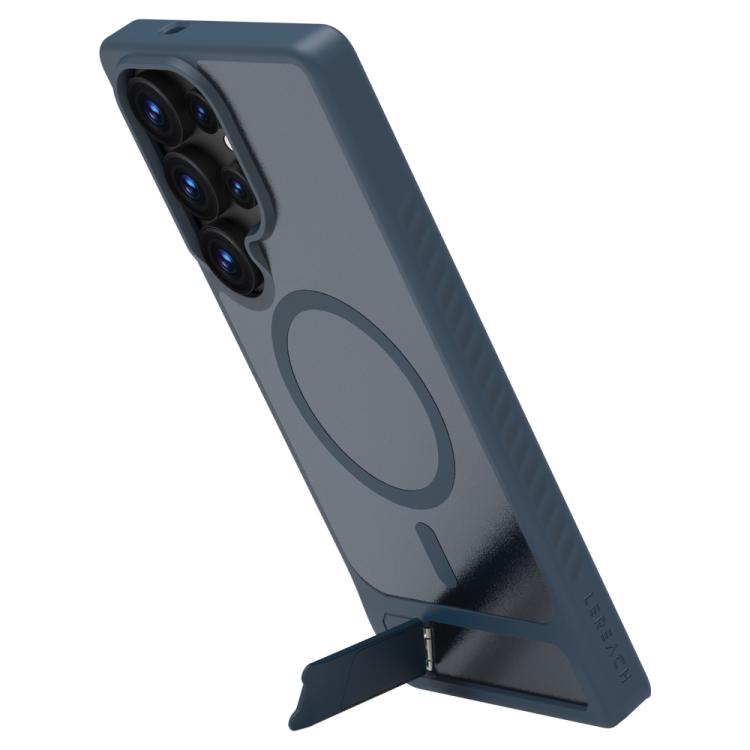 For Galaxy S25 Ultra 5G LeReach Le-Chic Series Integrated Hidden Kickstand Magnetic Phone Case