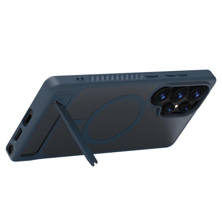 For Galaxy S25 Ultra 5G LeReach Le-Chic Series Integrated Hidden Kickstand Magnetic Phone Case
