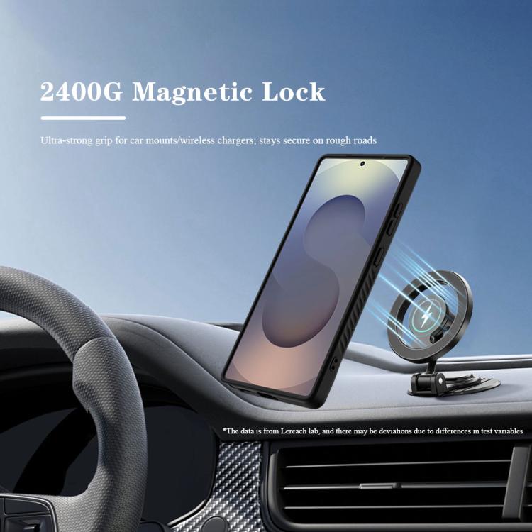 For Galaxy S25 Ultra 5G LeReach Le-Chic Series Integrated Hidden Kickstand Magnetic Phone Case