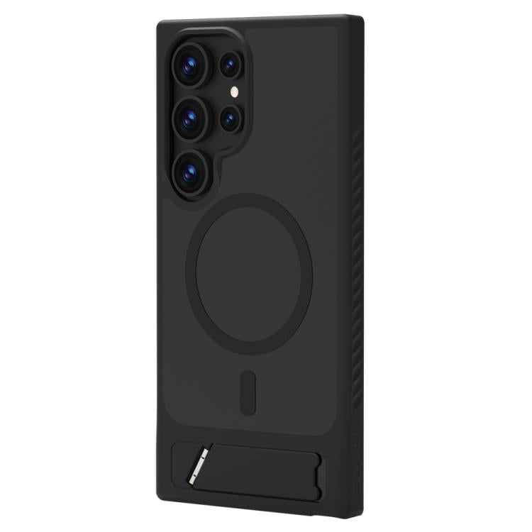 For Galaxy S24 Ultra 5G LeReach Le-Chic Series Integrated Hidden Kickstand Magnetic Phone Case